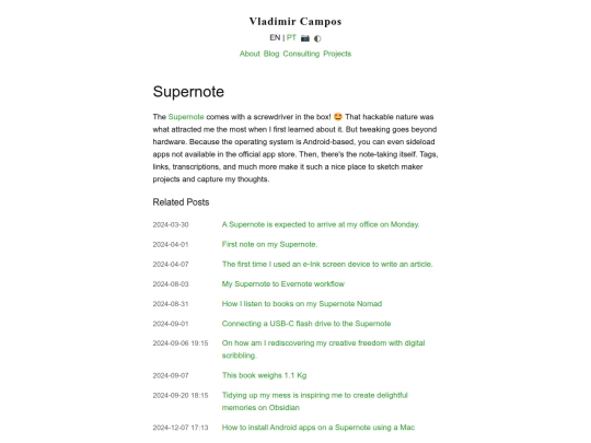 en/supernote screenshot