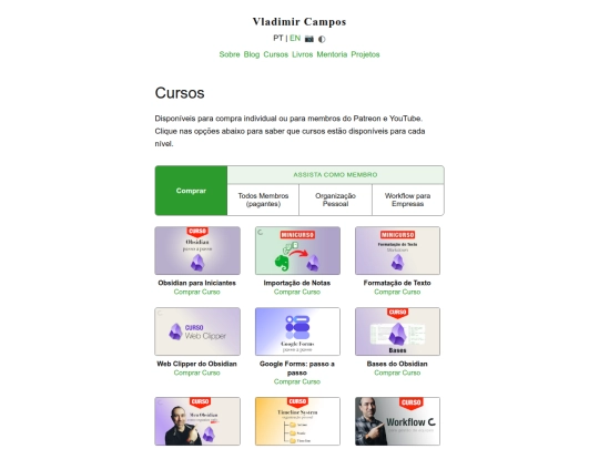 pt/cursos screenshot
