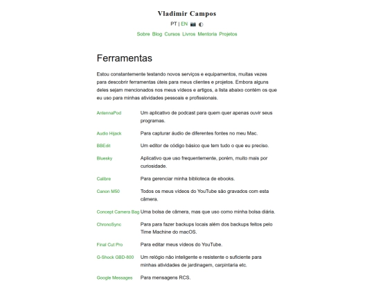 pt/ferramentas screenshot
