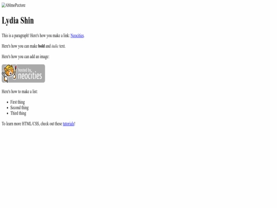 index screenshot