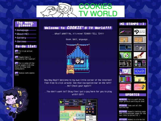 HOMEPAGE screenshot