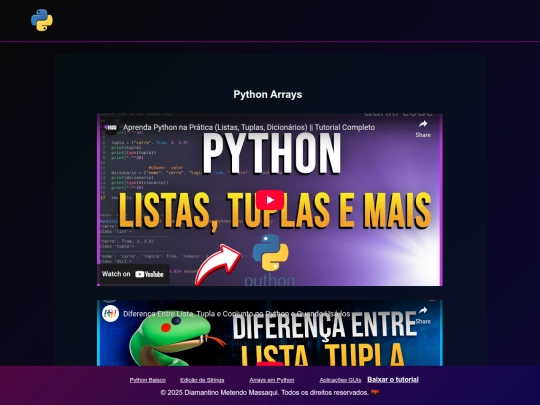 Python_arrays screenshot