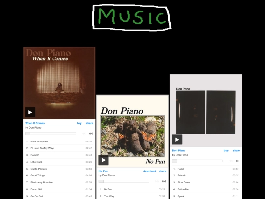 musicpage screenshot