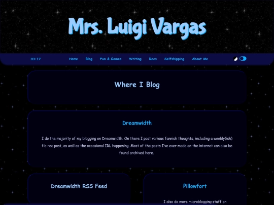 blog screenshot