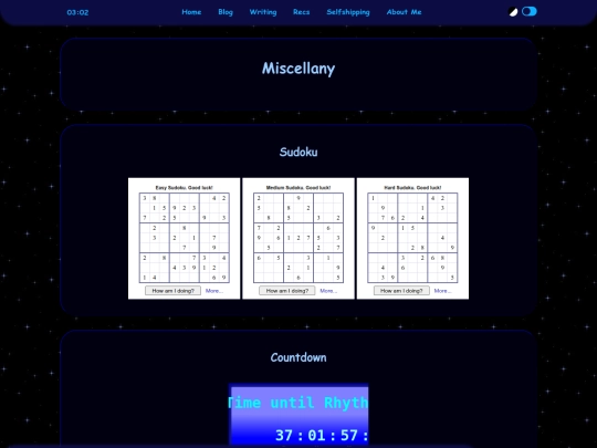 miscellany screenshot