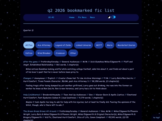 recs/fic-recs/2026Q2bookmarks screenshot