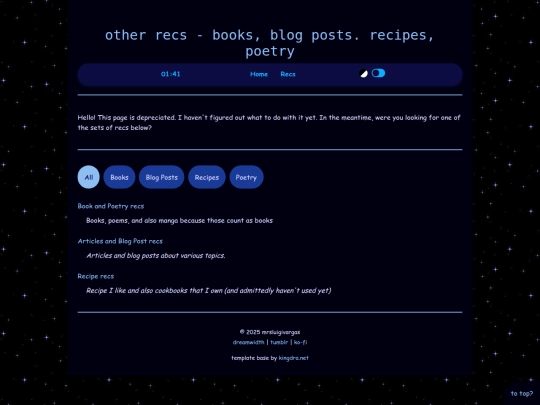 recs/other-recs/book-blogging-recipe-poem-recs screenshot