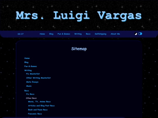 sitemap screenshot