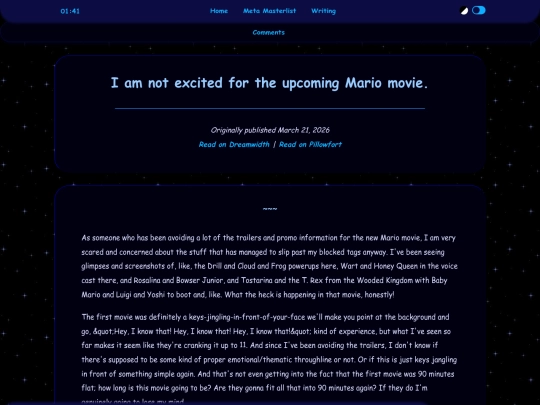 writing/read/mariomoviewoes screenshot