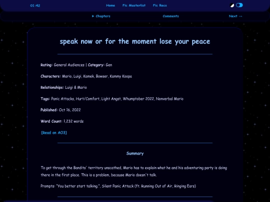writing/read/whumptober/speak-now-or-for-the-moment-lose-your-peace screenshot