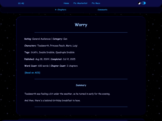 writing/read/worry-sickfic screenshot