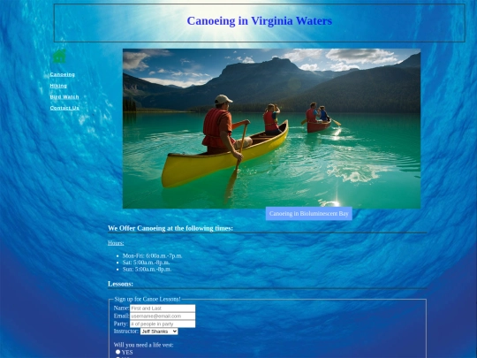 Canoe screenshot