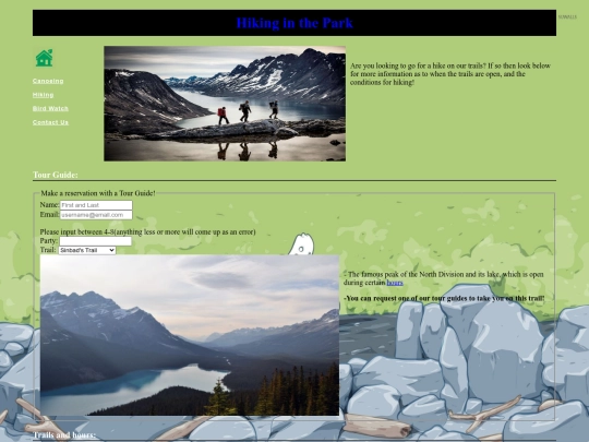 Hiking screenshot