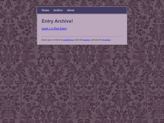 archive screenshot