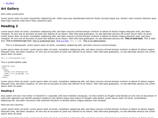 artGalley screenshot