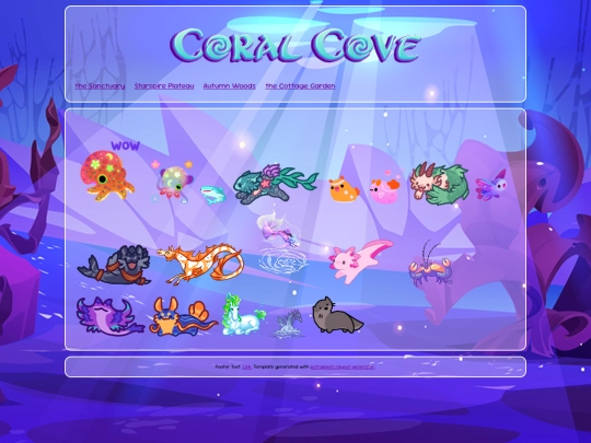 Adopts/sea screenshot