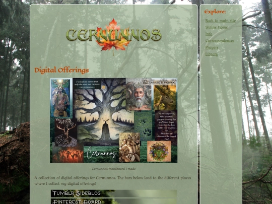 CernunnosShrine/offerings screenshot