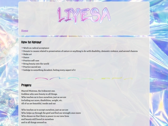 LiyesaShrine/prayers screenshot