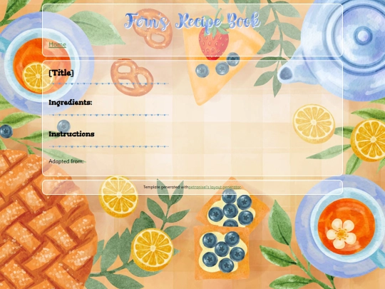 Recipes/recipebase screenshot