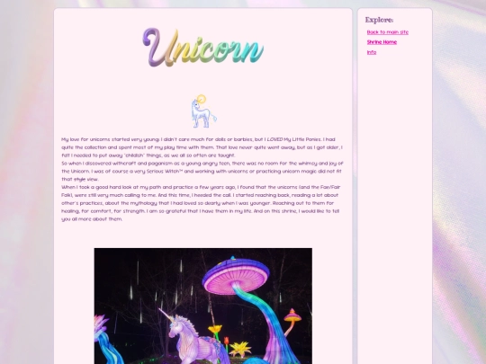 UnicornShrine/Unicornhome screenshot