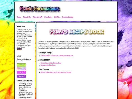 recipes screenshot