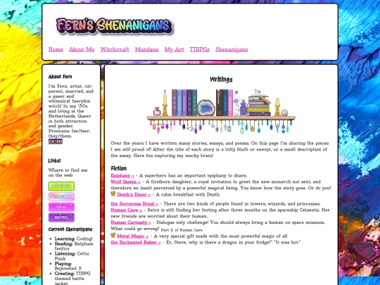 writings screenshot