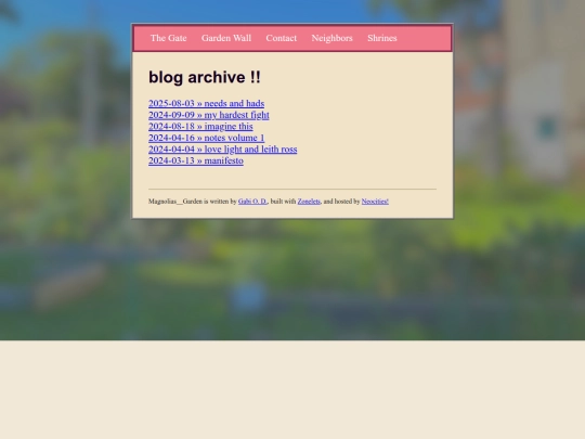 archive screenshot