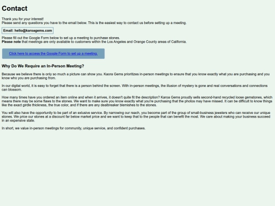 content/contact screenshot