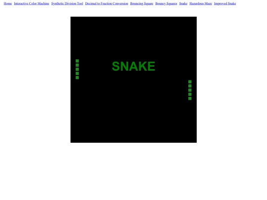 improvedSnake/improvedSnake screenshot