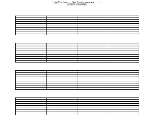 music-notation-editor screenshot