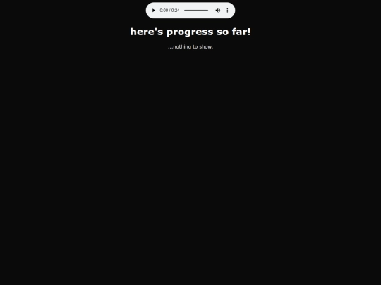 progress screenshot