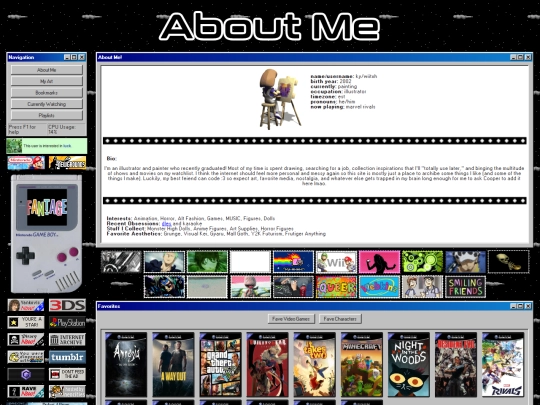 aboutme screenshot