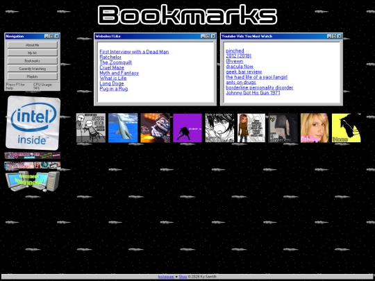 bookmarks screenshot