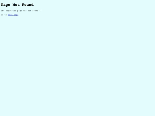 not_found screenshot