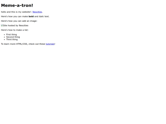 index screenshot