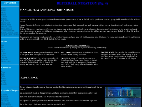blitzball/blitzball4 screenshot