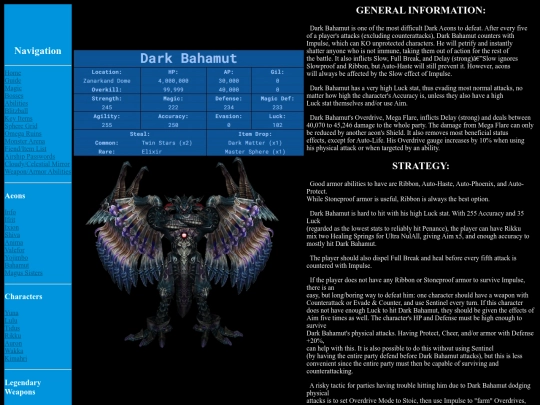 darkaeons/darkbahamut screenshot