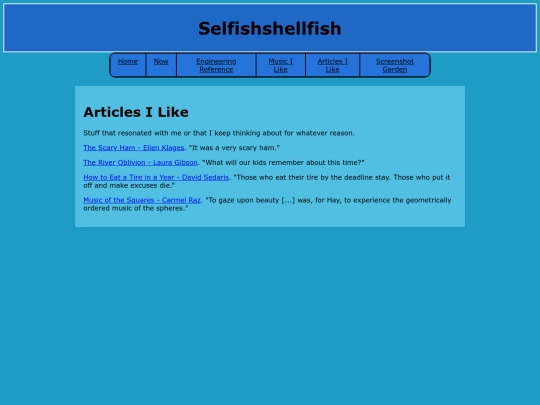 articles screenshot