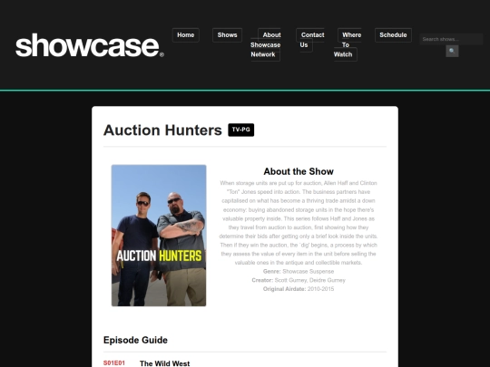 show-details-auction-hunters screenshot