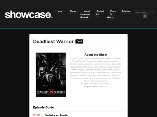 show-details-deadliest-warrior screenshot