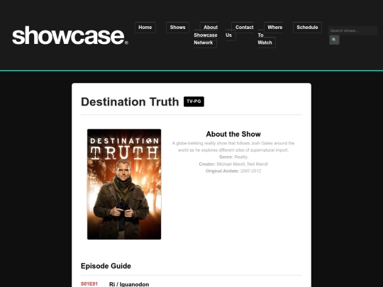 show-details-destination-truth screenshot