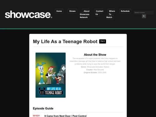 show-details-teenage-robot screenshot