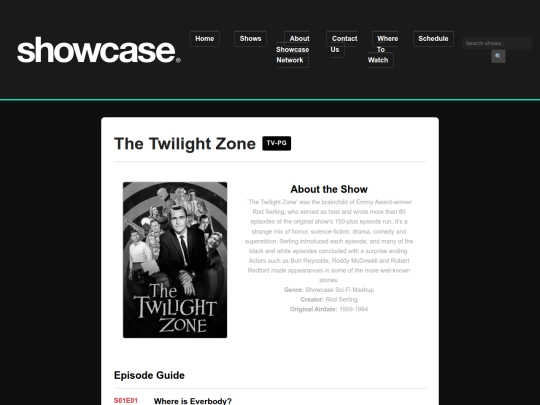 show-details-twilightzone screenshot