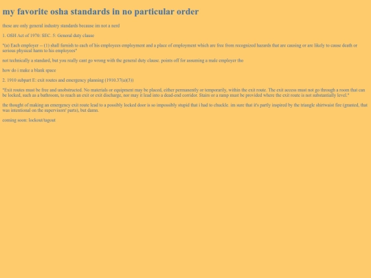 osha screenshot