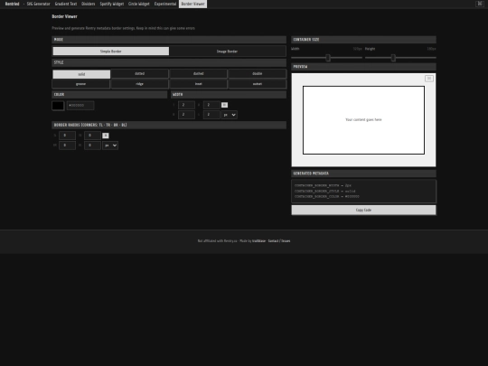 border-viewer screenshot