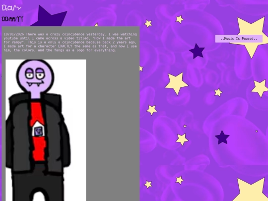 diary screenshot