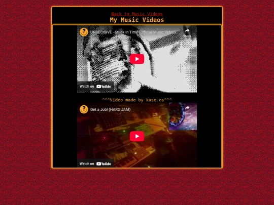 MyMusicVideos screenshot