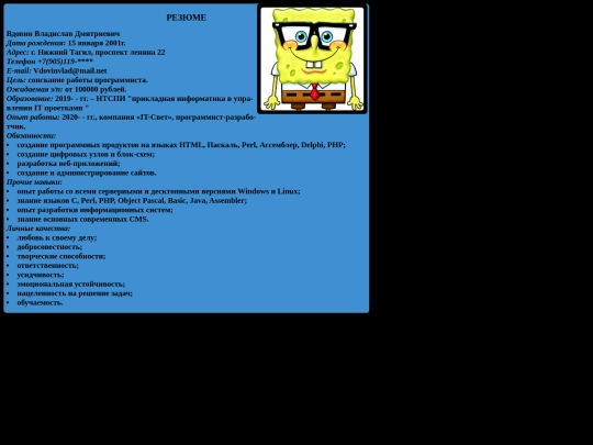 2/резюме screenshot