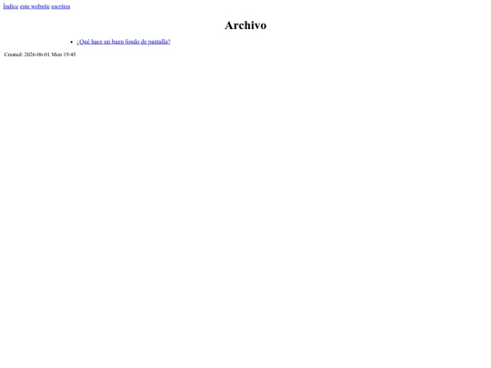 archive screenshot