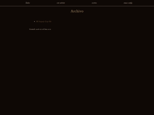 posts/archive screenshot
